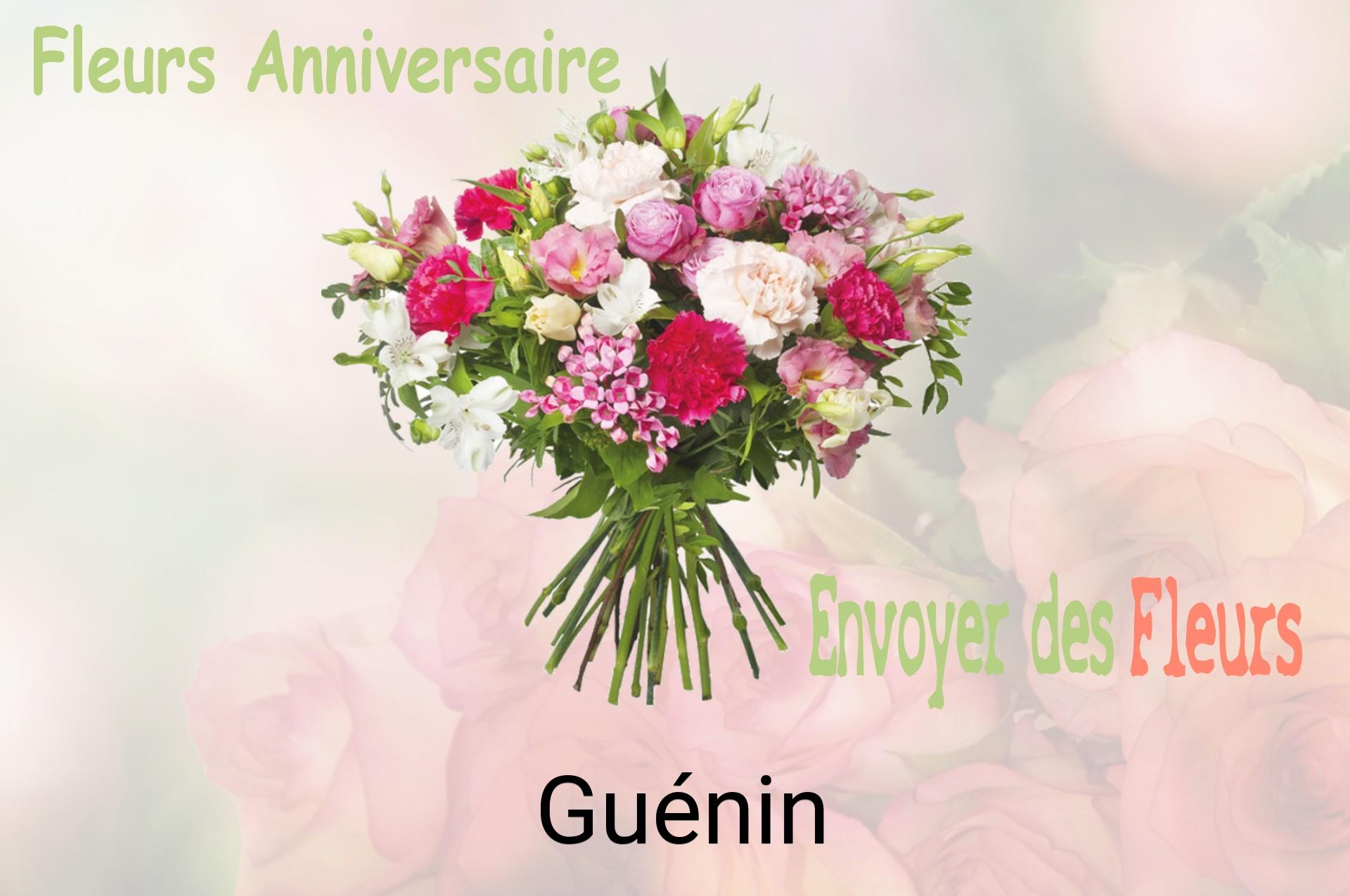 Bouquet de fleurs d’anniversaire livré à Guénin