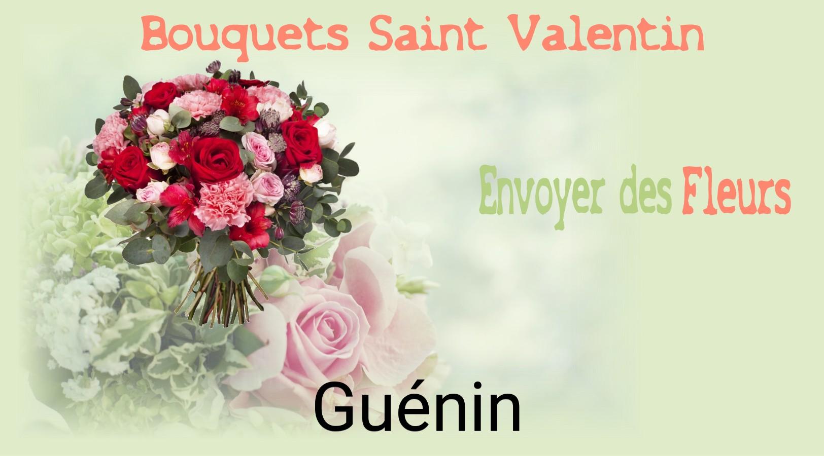 Roses de Saint-Valentin livrées à Guénin